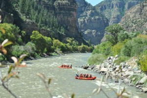 Rafting is big business in Glenwood Canyon
